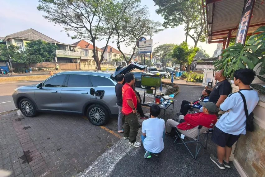 Chery Tiggo 9 CSH Andalkan V2L 6.600 Watt untuk Nobar