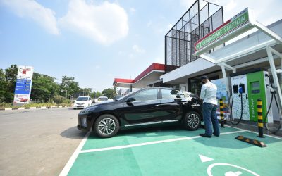 Chery Pertamina Bahas Charging Station di GES